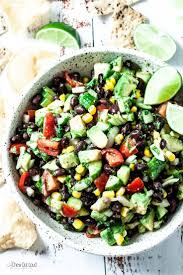 Avocado Black Bean Corn Salad With Lime Dressing Recipe Black Bean Corn Salad Avocado Recipes Corn Salads