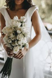 Pin By Shelbeeeee On B O U Q U E T S Rose Bridal Bouquet White Rose Bouquet Rose Wedding Bouquet