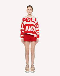 Remember to follow the rules to get a shoutout in the next video!! Redvalentino Follow Me Now Jacquard Wool Jumper Knit Sweater For Women Redvalentino E Store