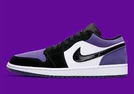 Nike Air Jordan 1 Low White Black Court Purple Jordan 1 Low Court Purple 553558 125 Release Info Sneakernews Com Air Jordans Jordan 1 Low Nike Fashion Sneakers