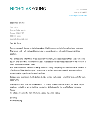 This is the perfect way to express how your specific skills are relevant to the open position. Best Cover Letter Examples For All Job Types And Industries Hloom
