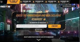 Garena ff diamond rewards code generator. Free Fire List Of Jigsaw Code In Guess The Ambassador Event Moroesports