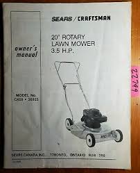 Browse our inventory of new and used craftsman lawn mowers for sale near you at tractorhouse.com. Sears Craftsman 3 5 Hp 20 Rotary Mower C459 36805 Owner Operator Parts Manual Ebay