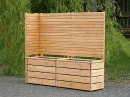 Sichtschutz Rankgitter Spalier Mit Und Ohne Pflanzkasten Nach Mass Holzweise In 2020 Pflanzkasten Holz Pflanzkasten Windschutz Terrasse