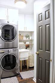 With a washer and dryer stacked to save space that meant there was no place to fold laundry or house a laundry basket. 24 Best Laundry Room Ideas Clever Laundry Room Storage Ideas