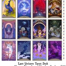 Unlike many mythic creatures that are evil spirits or monsters, the unicorn has long been a symbol of benevolence and mystical energy. Official Tarot Card Deck The Last Unicorn Poker Toys Game Room Ilsr Org
