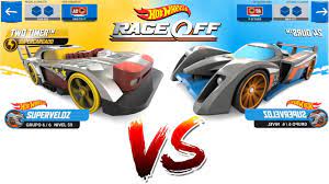 En este juego, que mostrará la carrera más rápida de autos deportivos, hay gráficos de dibujos animados y controles fáciles. Hot Wheels Race Off Two Timer Vs 24 Ours Lelevs 57 58 59 60 Youtube