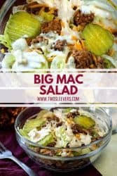 Er schmeckt identisch zum big mac, ist low carb und super einfach herzustellen. Keto Big Mac Salad Twosleevers