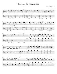 Paroles :pierre delanoë, michel sardou. Les Lacs Du Connemara Amie Sheet Music For Piano Solo Musescore Com