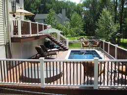 Endless Pool Built In Deck Pool Houses Endless Pool Backyard Remodel