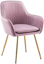 Flannel Dining Chairs Armchair With 4 Metal Legs Soft Backrest And Cushion Modern Dressing Vanity Chair For Hous Upholstered Chairs Leisure Chair Bedroom Chair