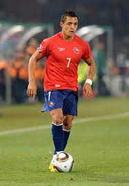 The website contains a statistic about the performance data of the player. Alexis Sanchez Height