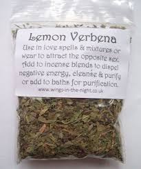 The flavor is strong, so you can just add a handful of fresh leaves to a pitcher of water, either hot or cold, to extract the luscious, refreshing taste. Lemon Verbena Dried Herb Purification Love Exorcism