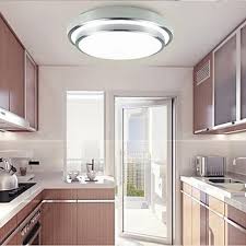 Modern flush mount lighting is popular and practical because it is easy to install and can be used anywhere in the home, even small a white fixture will blend right into the ceiling, and chrome can add a bit of clean sparkle to a kitchen or bathroom. Flush Mount Lights Led 18w Bathroom Kitchen Light Round Simple Modern Diameter 35cm Lightingo Co Uk