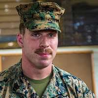 U.S. Marine Corps Sgt. Amber Doggett, a food service