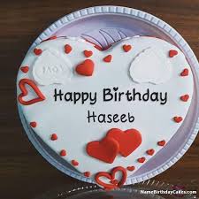 Semoga jalinan cinta kita tetap awet selamanya tanpa ada. Happy Birthday Haseeb Cakes Cards Wishes