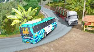 Tnstc Bus On Narrow And Hilly Road Indian Bus Simulator Euro Truck S New Bus Simulation Bus