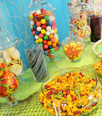 Using tea lights or christmas lights to highlight the table is. Make Big Candy Buffet On Small Budget Candystore Com