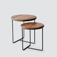 Centro Nesting Side Tables Modern Side Tables At The Citizenry Side Table Nesting End Tables Coffee Table