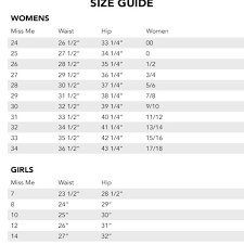 actual size conversion chart 7 for all mankind 2019