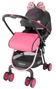 F S Disney Minnie Mouse Model Graco Citilite R Up Baby Stroller Buggy Push Chair Baby Stroller Toys Girl Strollers Baby Strollers