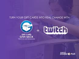 Why are you looking here? The Gift Card Give Back Twitch Extension Devpost