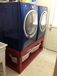 Front Loader Washer And Dryer Pedestals I Like This Idea To Raise The Washer And Dryer To A Nic Laundry Room Remodel Laundry Room Bathroom Kitchen Room Design