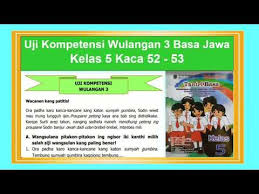 Download kumpulan soal pts uts kelas 9 smp mts semester 2 kurikulum 2013 kaskus. Gladhen 1 2 Pasinaon 1 Wulangan 3 Tantri Basa Kelas 3 Hal 43 46 Basa Jawa Youtube