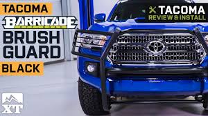 Steelcraft grille guards provide a unique protection that combines both performance & appearance. Tacoma Barricade Brush Guard 2016 2020 Black Review Install Youtube