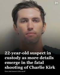 The man accused in the Charlie Kirk assassination had earlier expressed to  family his opposition to the viewpoints of the conservative activist, the  authorities said Friday in announcing an arrest in a