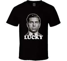 Lucky Luciano Italian Gangster Mafia T Shirt Italian Gangster T Shirt Shirts