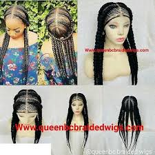 Box braids hairstyles also help when dealing with frizz, which is often brought about by harsh humidity especially during the summer. Braided Wig Pop Smoke Micro Braids Wig Feedin Braid Wig Full Lace Braided Wig Ebay