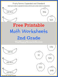 Math Worksheets For 2nd Grade Free Printables The Happy Housewife Home Schooling Math Worksheets 2nd Grade Math 2nd Grade Math Worksheets