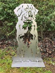 Rostfigur Edelrost Gartenfigur Berner Sennenhund Hund Terma Stahldesign De Gartenfiguren Edelrost Hunde