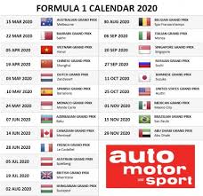Szahír lewis hamilton április 18. F1 Ilyen Lehet A 2020 As Versenynaptar Vezess