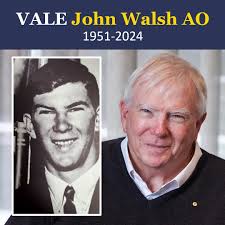 Very sad news of the sudden passing this week of Bernard Walsh PT RE at St  Michael's Academy one of life's rare gems a true gentleman who did  everything he could do