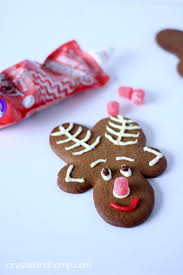 This cute photo was submitted by footballgrl16 to the allrecipes.com page for gingerbread men. Easiest Ever Reindeer Cookies