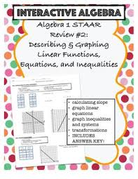 Algebra 1 Staar Review 2 Graphing Linear Equations And I Graphing Linear Equations Staar Review Equations
