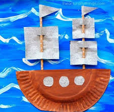 Boot Basteln Boot Basteln Kinder Basteln Holz Schiff Basteln