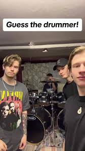 Guess the Drummer: Abbe, David, Alfons, or Oscar? Metal Band TikTok  Challenge