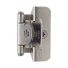 The most commonly used partial inset cabinet doors dimension today is the 3/8″ inset. Amerock Bpr8701 Self Closing Double Demountable Overlay Hinge 1 4
