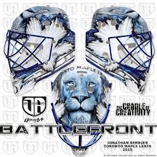Jonathan Bernier Goes Vintage With New Mask Goalie Mask Hockey Goalie New Mask