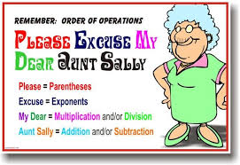 Remember Order Of Operations Math Poster Order Of Operations 8th Grade Math Problems Pemdas