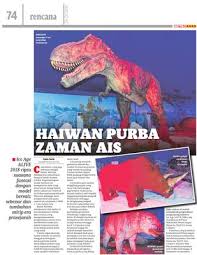 Haiwan berikut hidup pada 2 juta tahun dahulu. Haiwan Purba Zaman Ais Klik