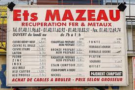 Please click to download via your mobile device or search ‚kme metal prices toutes informations sans garantie. Faire La Ferraille En Banlieue Parisienne Glaner Bricoler Et Transgresser