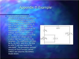 An appendix allows readers to get a better understanding of information included in an academic paper. Ppt Appendix D Example Powerpoint Presentation Free Download Id 2780931