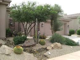 Low Cost Desert Landscape Ideas Xeriscape Front Yard Desert Landscape Design Desert Landscape Front Yard
