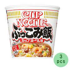 Amazon.com : Cup Noodle Bukkomi Meshi 3.2oz 3pcs Japanese Instant Cup Rice  Ninjapo : Grocery & Gourmet Food