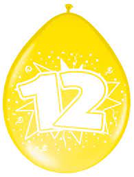 Ballonnen 12 Jaar Ballonland