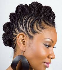 Keep your hair out of your face in a stylish way by creating a box braid bun! 41 Cute And Chic Cornrow Braids Hairstyles Hair Styles Braided Hairstyles Black Women Hairstyles